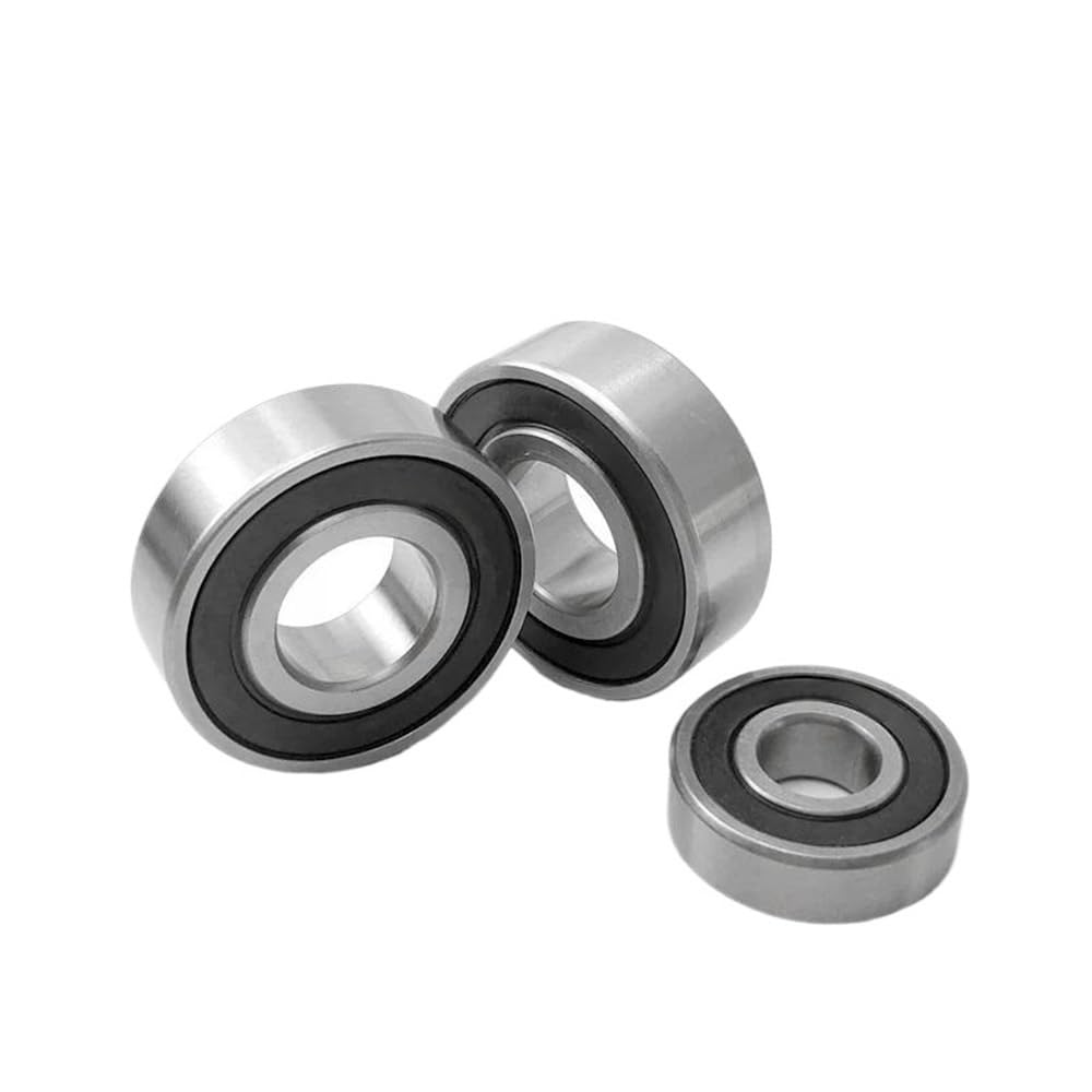 Rodamiento de bolas de cerámica híbrido SS 6200-6206 2RS - Rodamientos de alta precisión for bicicletas y maquinaria pequeña (diámetro exterior 30-62 mm)(17x40x12mm)