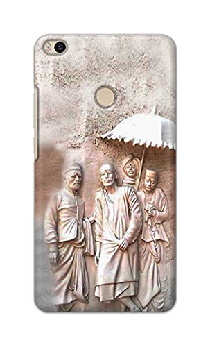 Image of Printed Hard Back Cover Case for Mi Max 2 Back Cover (Sai Baba) -1803