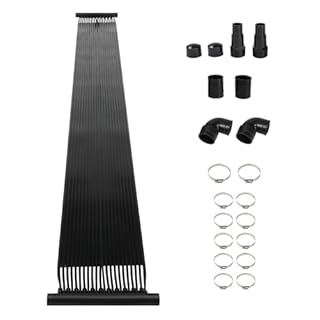 VINGLI 2FT x 20FT Solar Pool Heater Panel, Weatherproof High-Efficiency Swimming Pool Heating System, Solar Pool Warmer for Above Ground & Inground Pools, 1 Pack