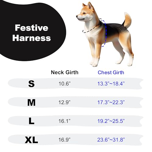 Puppia Festive Hundegeschirr mit Kapuze über den Kopf, warm, Winter, Karomuster, verstellbare Brust für kleine und mittelgroße Hunde, Grün, Small