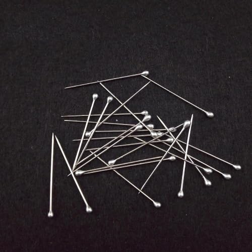 Image of CRAFTS HAVELI 500-Piece Shirt Pins with Silver Head – Strong & Durable Sewing Pins for Tailoring, Crafting, Fabric & DIY Projects