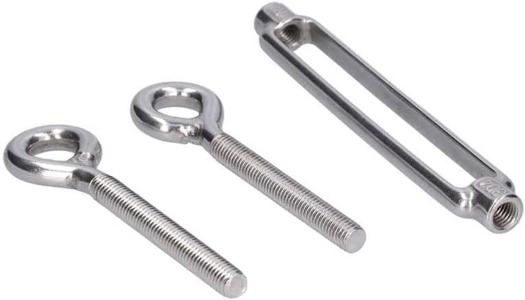 Turnbuckle Good Fixing Shade Sail Hardware 5 Pack for Adjusting for Fastening for Tensioning - (Color: M10)