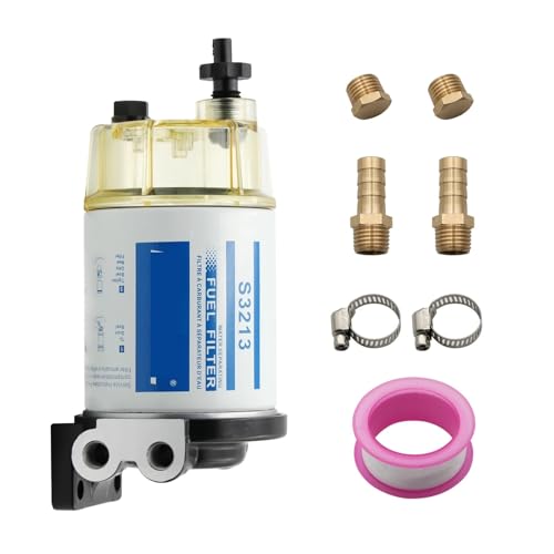 Filtro separador de agua S3213 de 10 micrones para proteger tu motor marino contra impurezas