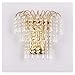 ZXYSMM Wandleuchte Moderne Kristall Wandlampe Gold Sconce Wandleuchte Für Wohnzimmer Badezimmer Haus Innenanzeige Dekoration Led Wandlampen Wandlampe