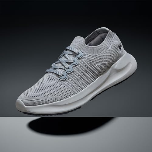 Image of Neeman's Begin Walk Aero Sneakers for Men | Breathable Knit Upper, Lightweight Cushioned EVA Sole | Comfortable Daily Walking & Casual Wear Shoes