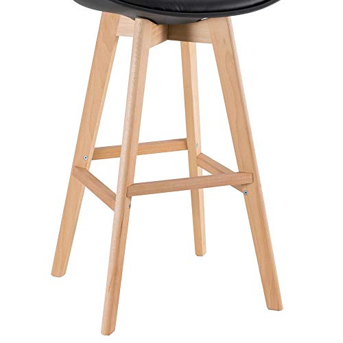 Banqueta alta Leda - Monty - Preto