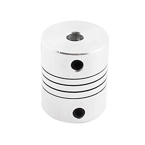 Aexit 8mm to Electrical equipment 5mm CNC Motor Straight Shaft Dual Way Aluminum Alloy Coupler Helical Beam Coupling for Encoder