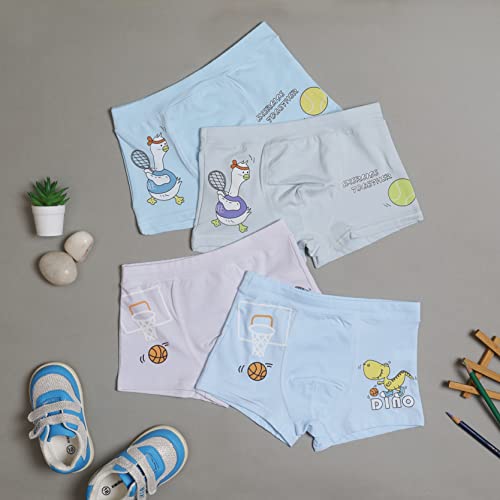 Image of Little Swag Pack of Cotton Panties for Baby Boys Kids Underwear with Multiple Prints, Everyday Wear Boxers, Boy Shorts, Innerwear