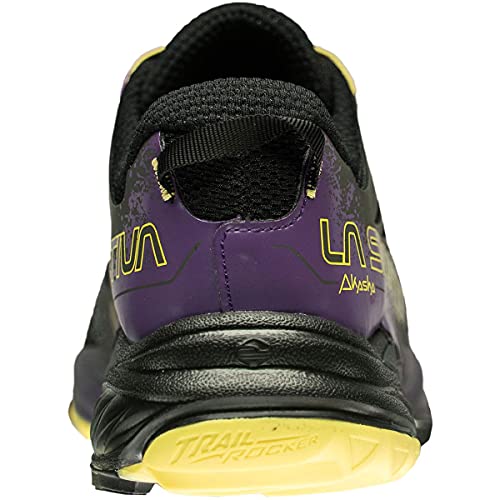 La Sportiva Akasha Woman, Zapatillas de Deporte Mujer, Multicolor (Black/Purple 000), 40.5 EU