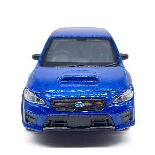 Modelo escala 1:43 2020 Impreza WRX STI azul miniatura 4