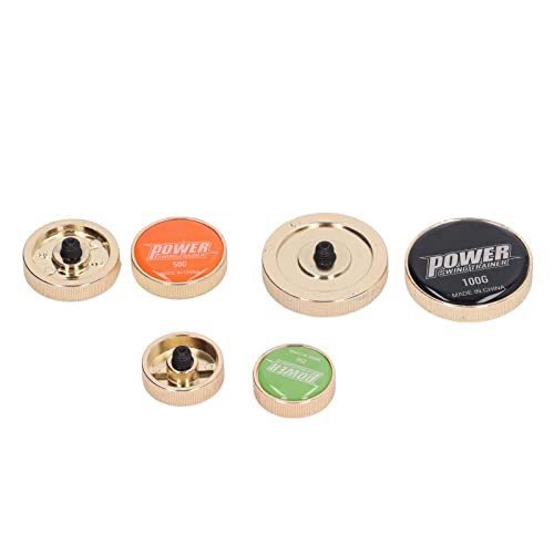 ERYUE Ayuda para el Entrenamiento con Pesas de Oscilación de Raqueta Tenis para Mejorar la Fuerza y ​​el Oscilación del Brazo, Material Acero, 100 G, 50 G, 25 Jugadores Tenis