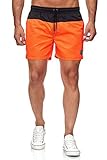 KEIN Verblassen! Chloridbeständige Verarbeitungstechnologie auch kein Verblassen im Salzwasser. Super Atmungsaktiv, Mesheinsatz aus Polyester, damit die Shorts nicht am körper kleben bleiben nach dem Schwimmen.