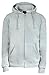 Produktbild SUMG Apparel Unisex Kapuzenjacke Kapuzen Sweat-Jacke 'Basic Hooded Zipper' (XL, grau meliert)