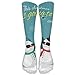 Produktbild Lmunxuy Christmas Unisex Snowman Songs Knee High Winter Socks Not 3D Print Long Sports Stockings