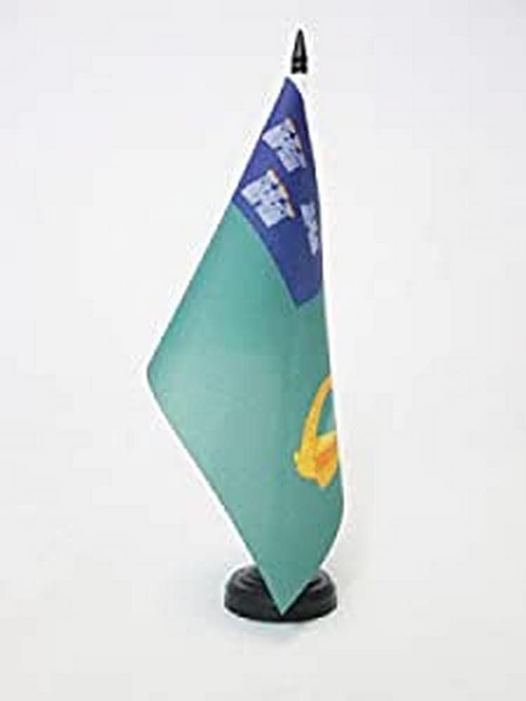 DRAPEAU DE TABLE RÉPUBLIQUE DU CONGO 21x14cm - PETIT DRAPEAUX DE BUREAU