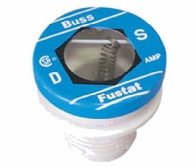 3-2/10A S Plug Fuse (Pack of 5) by Cooper Bussmann