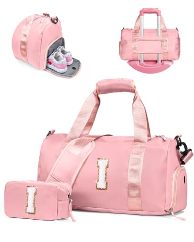 Vogewood Birthday Gift for Granddaughter-Girl Gym Bag with Shoe Compartment