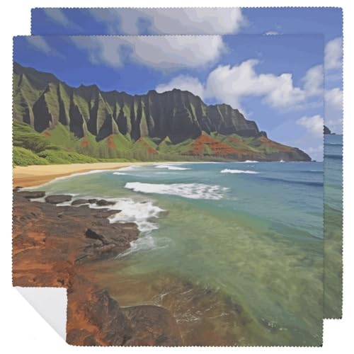 Servilletas de Tela Kauai Hawaii Set x2 miniatura 1