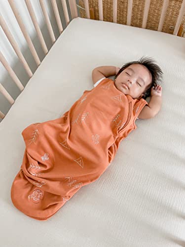 Image of Ecolino Organic Cotton Baby Sleep Sack - 2-Way Zipper Baby Wearable Blanket - Toddler Sleeping Bag Sack - 18-36 Months - Desert