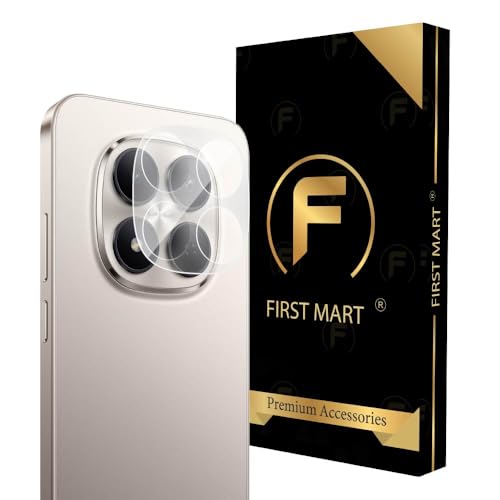 Image of FIRST MART Camera Lens Protector for Redmi Note 15 Pro | 9H Tempered Glass, HD Clear, Scratch Resistant, Anti-Fingerprint, Case-Friendly | Crystal Clear, Pack of 1