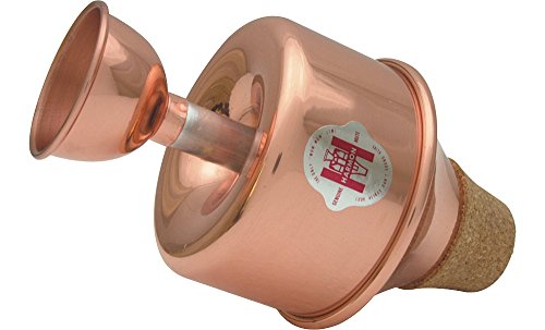 Harmon Dämpfer Wow-Wow Trompete (L), Kupfer mit Innenzug, 1.00 x 1.00 x 6.25 inches