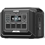 OUPES Mega 1 Portable Power Station 2000W - 1024Wh LiFePO4 Battery, 36 Min Fast Charge, 100W USB-C Output, Capacity Expandable to 5kWh, UPS, Solar Generator for Home Backup, Power Outages, Camping