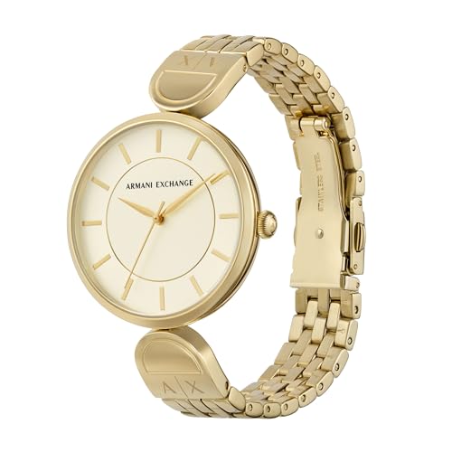 Image of Armani Exchange Gold Watch AX5385