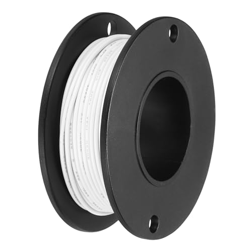 Bobine de fil de cuivre étamé UL1007 30 AWG blanc pour connexion interne 10 m