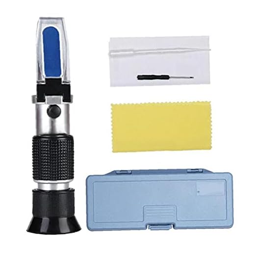 Refractometer Antifreecte Coolant Tester Detektor för Automobile Battery syra Glykol Diesel Avgasvätska, Refractometer