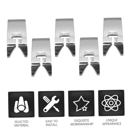 Set de 5 Pies Prensatelas Multifuncional de Metal para Máquina de Coser miniatura 7