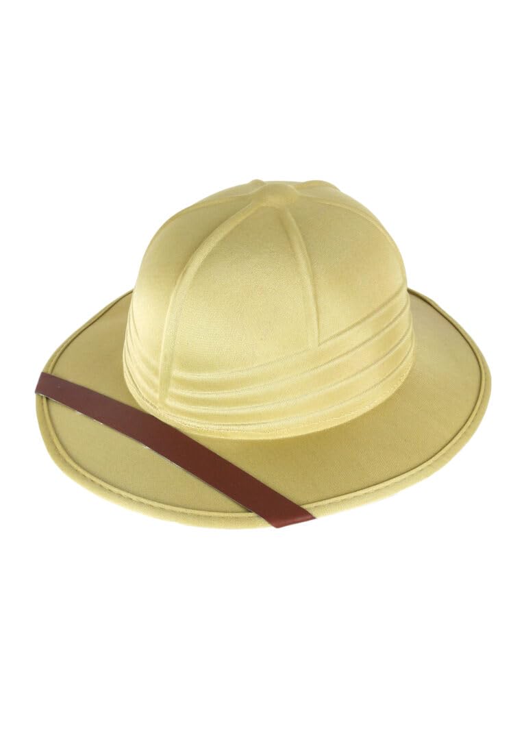 labreeze Adult Safari Pith Hat – Classic Jungle Explorer Helmet for Costumes, Fancy Dress, and Adventure-Themed Parties