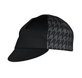 Pace Houndstooth Cycling Cap (Black/Gray)