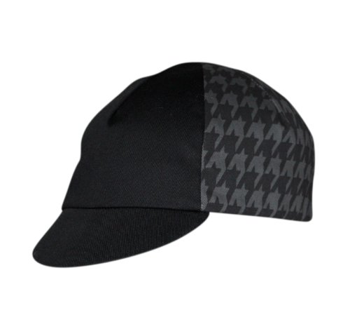 Pace Houndstooth Cycling Cap (Black/Gray)