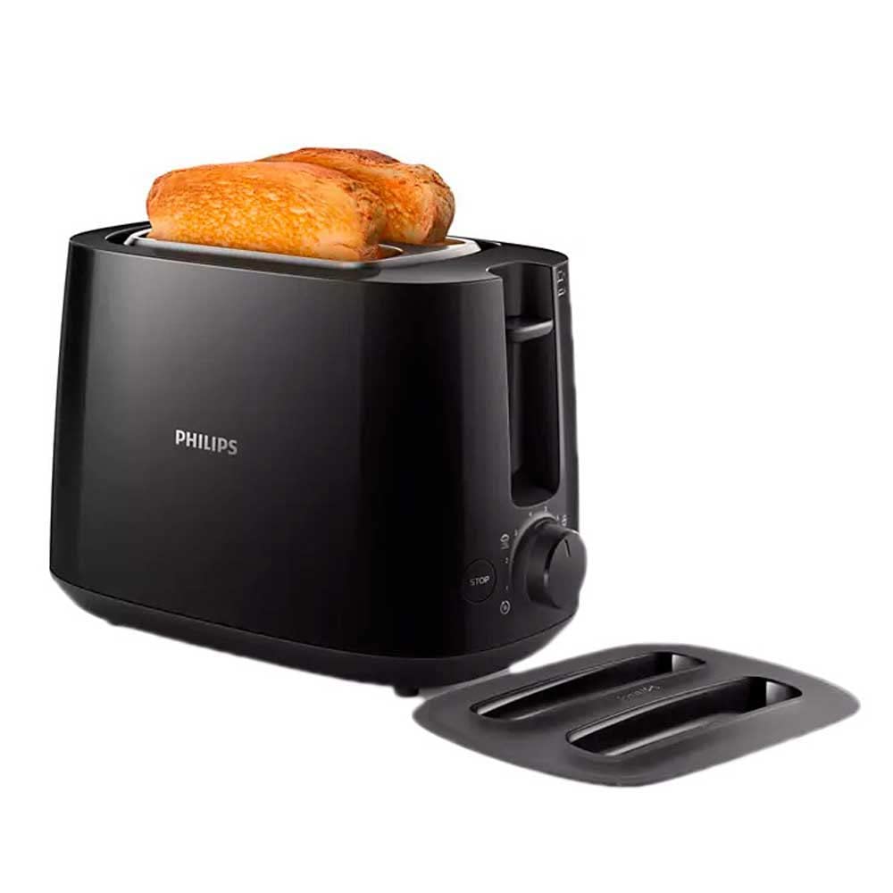 Philips Daily Collection HD2582/90 tostapane 2 fetta/e Nero 830 W