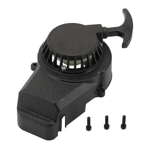 WOOSTAR Arrancador de Retroceso Reemplazo para 2 Tiempos 47cc 49cc Pocket Bike Dirt Bike Mini ATV Motor Negro