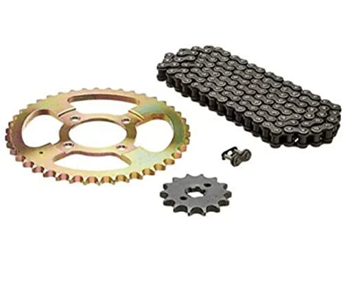 Image of Hardened and Premium Chain Sprockets kit (Splendor PRO Size R428-108L /14T /43T(4Holes))