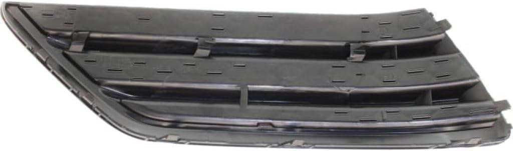 DAT AUTO PARTS Front Right Passenger Side Bumper Cover Grille Insert Bracket Trim Molding Replacement For 2016 2017 2018 Honda Pilot Without Park Assist Black Textured Plastic Closed Grid HO1039130