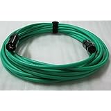 カラーマイクケーブル 5m （XLRオス-メス） (緑)