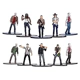 Jada Toys Nano Metalfigs 30413 AMC The Walking Dead Wave 2 Metals Die-Cast Sammelfigur Spielzeugfiguren (5 Stück), 4,2 cm, mehrfarbig