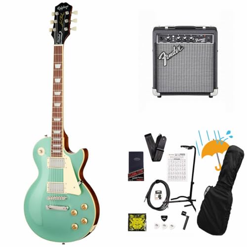 Epiphone/Inspired by Gibson Les Paul Standard 50s Inverness Green エピフォン レス ポール Fender 10Wアンプ付属エレキギター初心者セットR