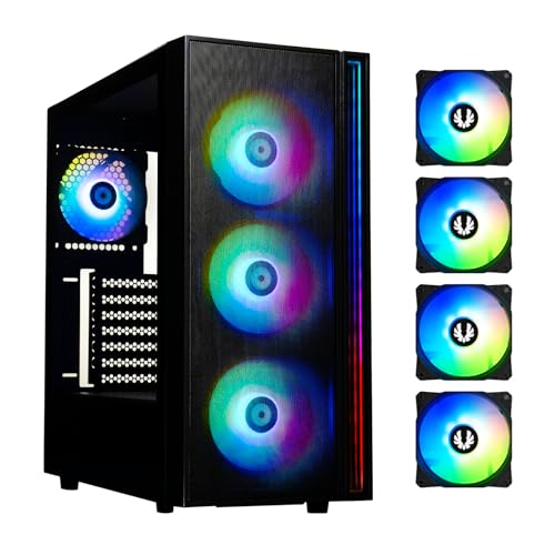 BITFENIX Fang ARGB - Carcasa para PC (Negro)