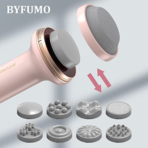 Byfumo Cellulite Massager, Lymphatic Massager, Wireless Rechargeable Handheld Cellulite Remover, Body Sculpting Machine, Electric Back Massager - Girl Pink #TOP5