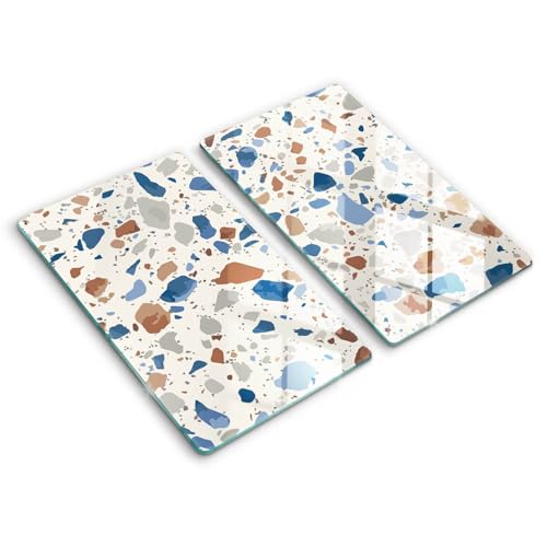 Planche à découper en verre de cuisson Wallfluent pour éviter les rayures sur plan de travail