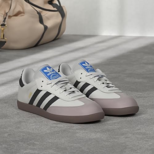 adidas Samba Leather Low-Top Sneakers voor heren, Wit Zwart Graniet, 40 2/3  EU : Amazon.nl: Kleding, schoenen \u0026 sieraden