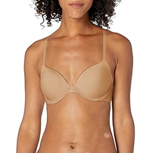 Calvin Klein Women's Constant Convertible Strap Lightly Lined Demi Bra, Bare, 32C