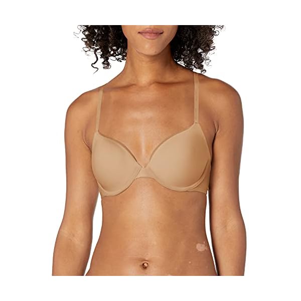 Calvin Klein Women's Constant Convertible Strap Lightly Lined Demi Bra, Bare, 32C