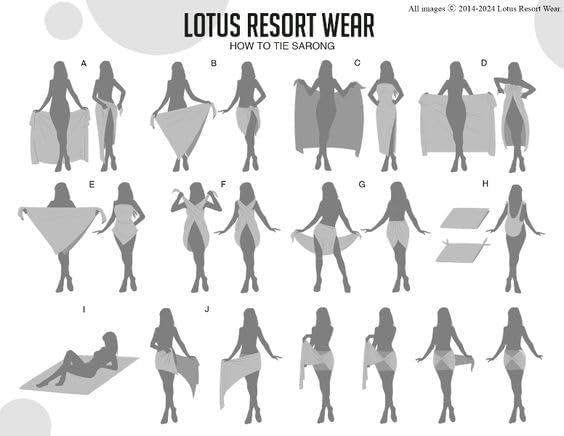 Women's Short 100% Cotton Hand Block Sarongs Beach Wrap Sheer Bikini Colors Wraps Chiffon Cover Ups for Swimwear Sarong Skirt - Image 9