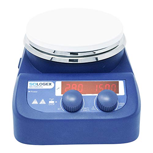Scilogex Magnetic Hotplate Stirrer, MS-H280-PRO, 5 in. LED Mixer, Lab Hot Plate, up to 280C and 1600RPM, with Individual Heating and Stirring Controls - Thumbnail 3
