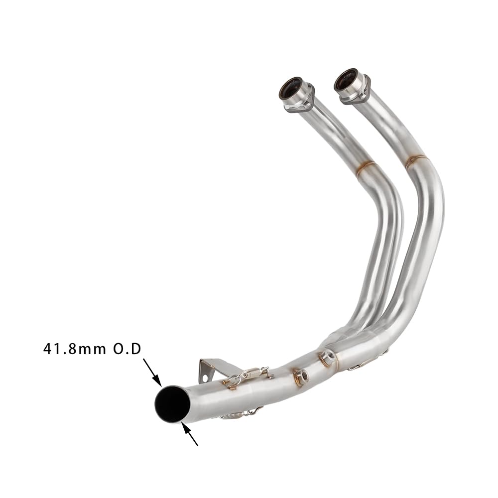 Per Yamaha Tenere 700 2021 2022 2023 2024 2025 XTZ 690 T7 Euro 5+ Per silenziatore originale Tubo di raccordo per collettore di scarico moto Slip-on