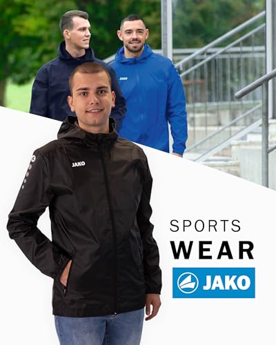 JAKO Unisex Allwetterjacke Team 2.0, schwarz, L
